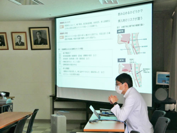 看護部研修会「経腸栄養カテーテルの基礎知識」