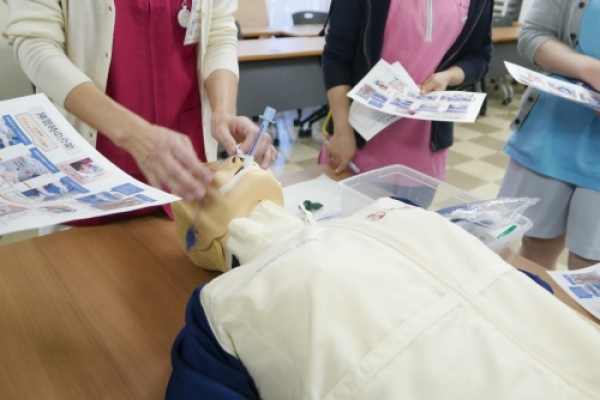 看護部研修会「呼吸困難時の対応」