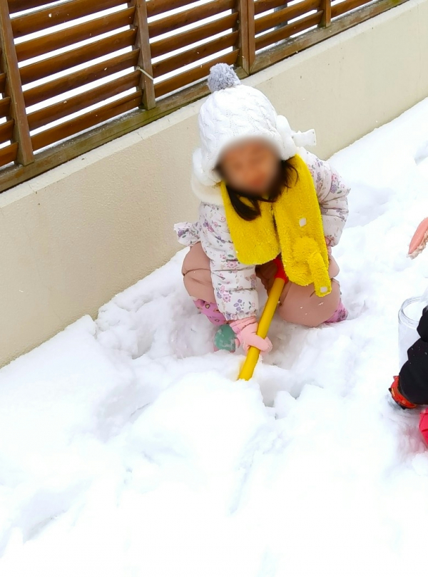 どんぐり保育室☆雪あそび☆