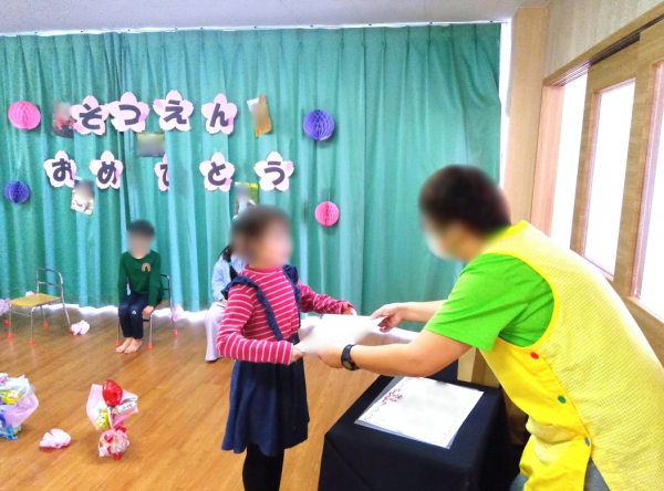 どんぐり保育室☆卒園児クッキング＆お別れ会☆