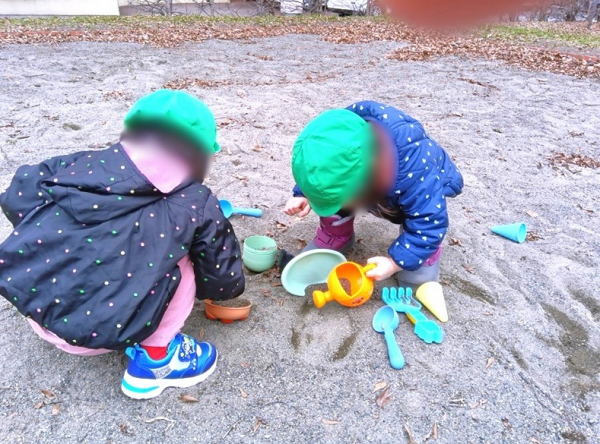 どんぐり保育室☆砂場遊び☆