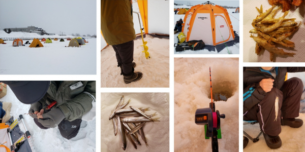 ２階デイケア『身も⁉川も⁉凍るこの季節はワカサギ釣りを楽しみましょう』